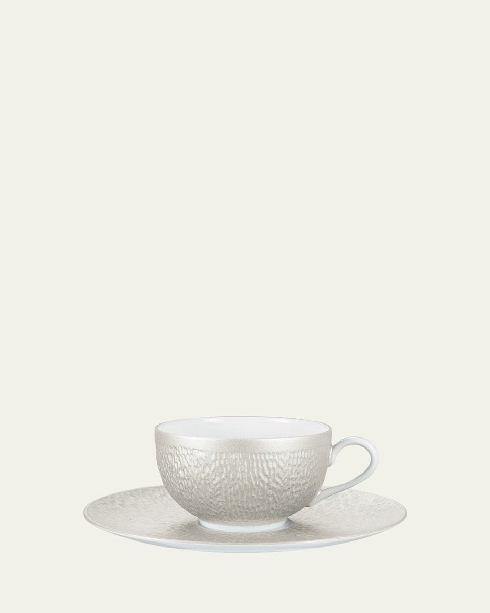 Mineral Irise Pearl Grey Tea Cup